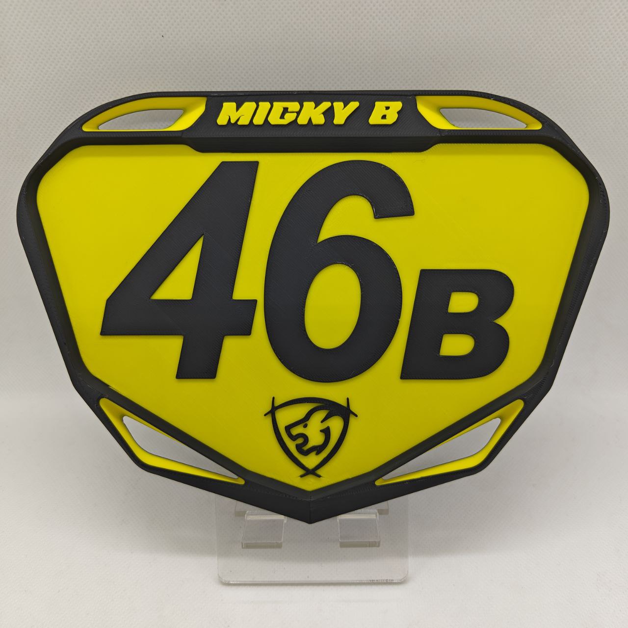 Plaque BMX Race Personnalisée