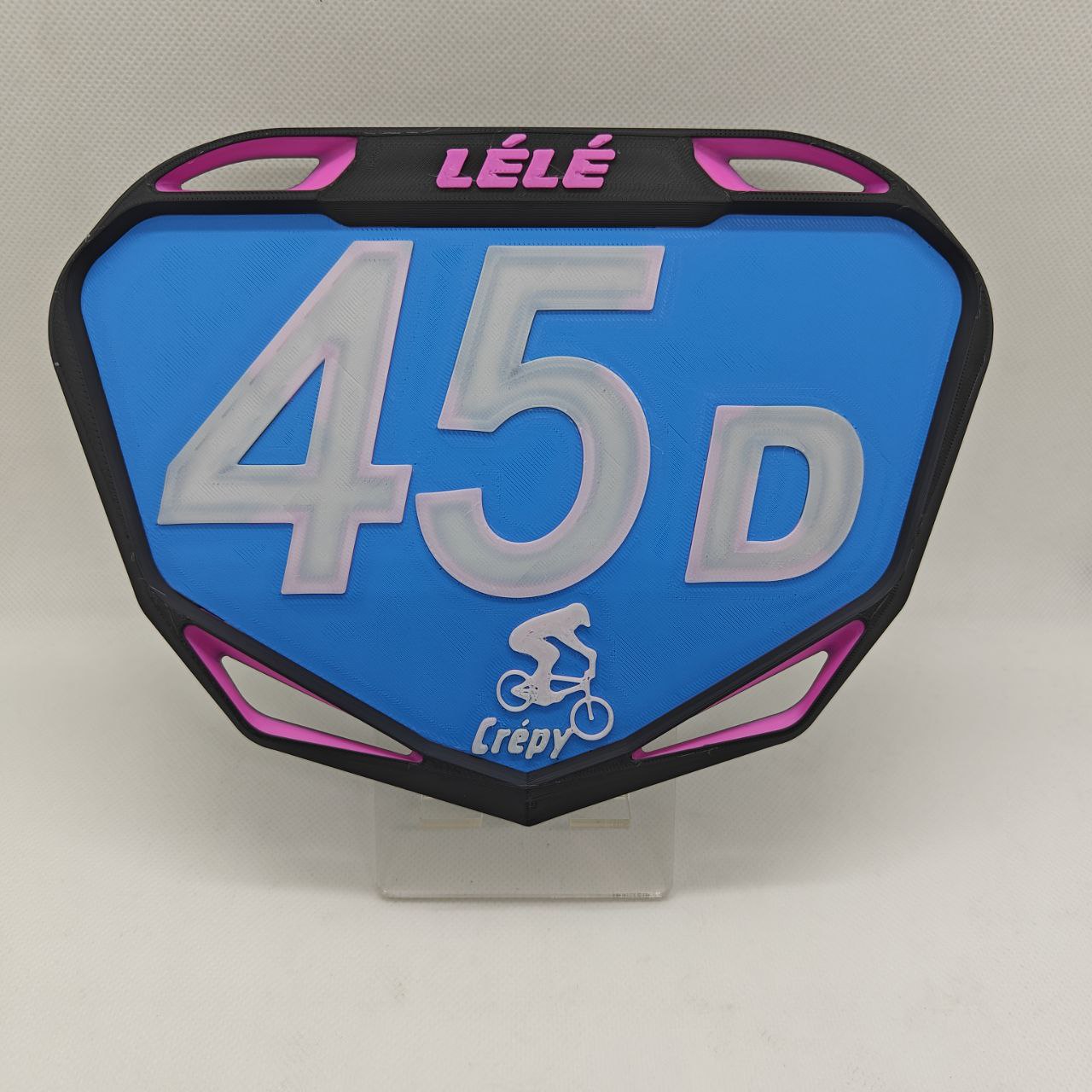 Plaque BMX Race Personnalisée