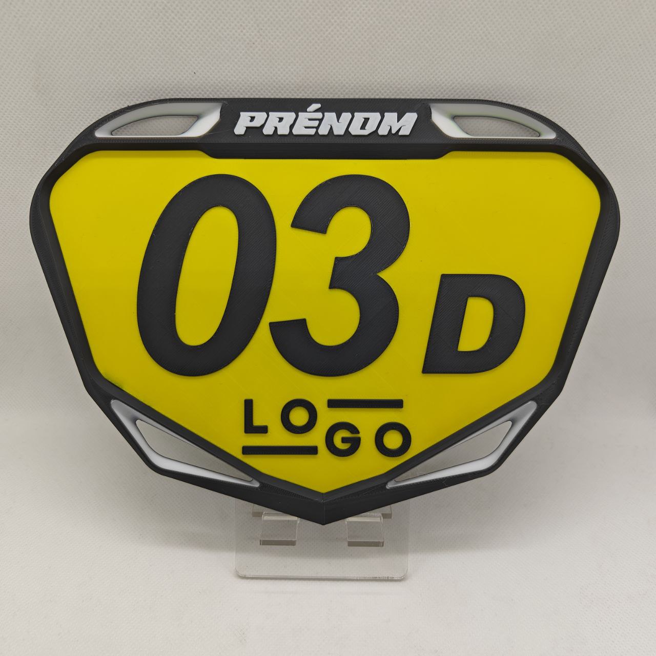 Plaque BMX Race Personnalisée