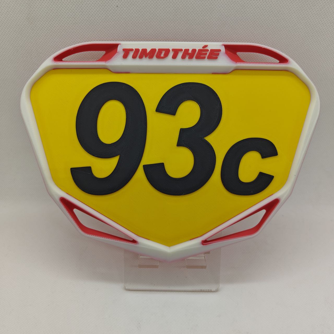 Plaque BMX Race Personnalisée