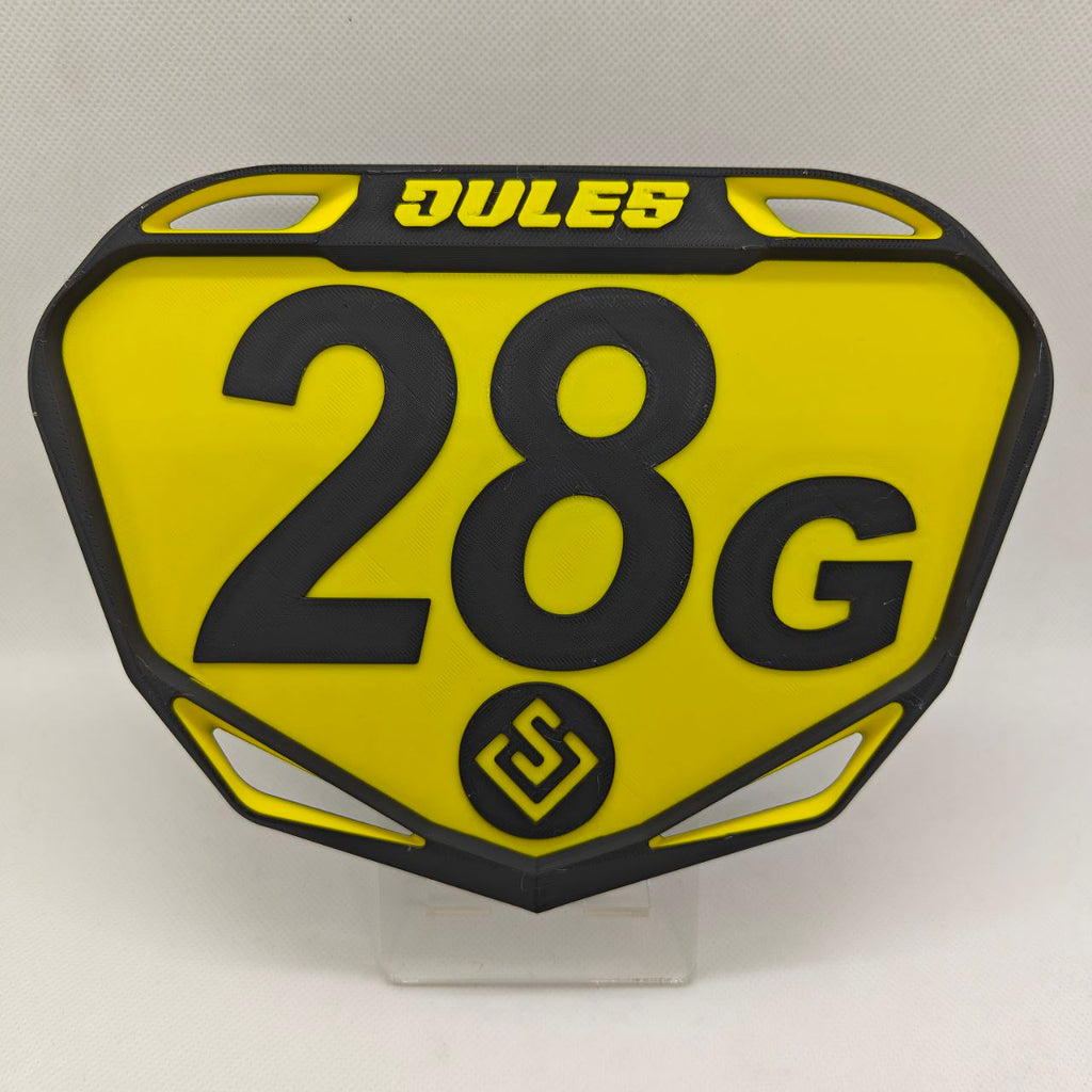 Plaque BMX Race Personnalisée