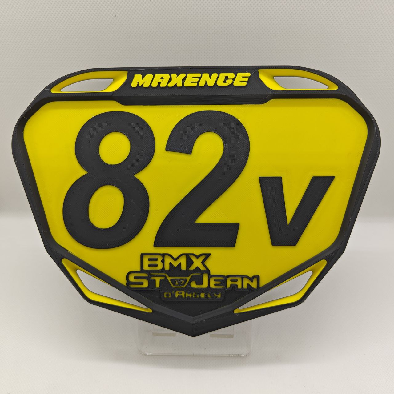 Plaque BMX Race Personnalisée