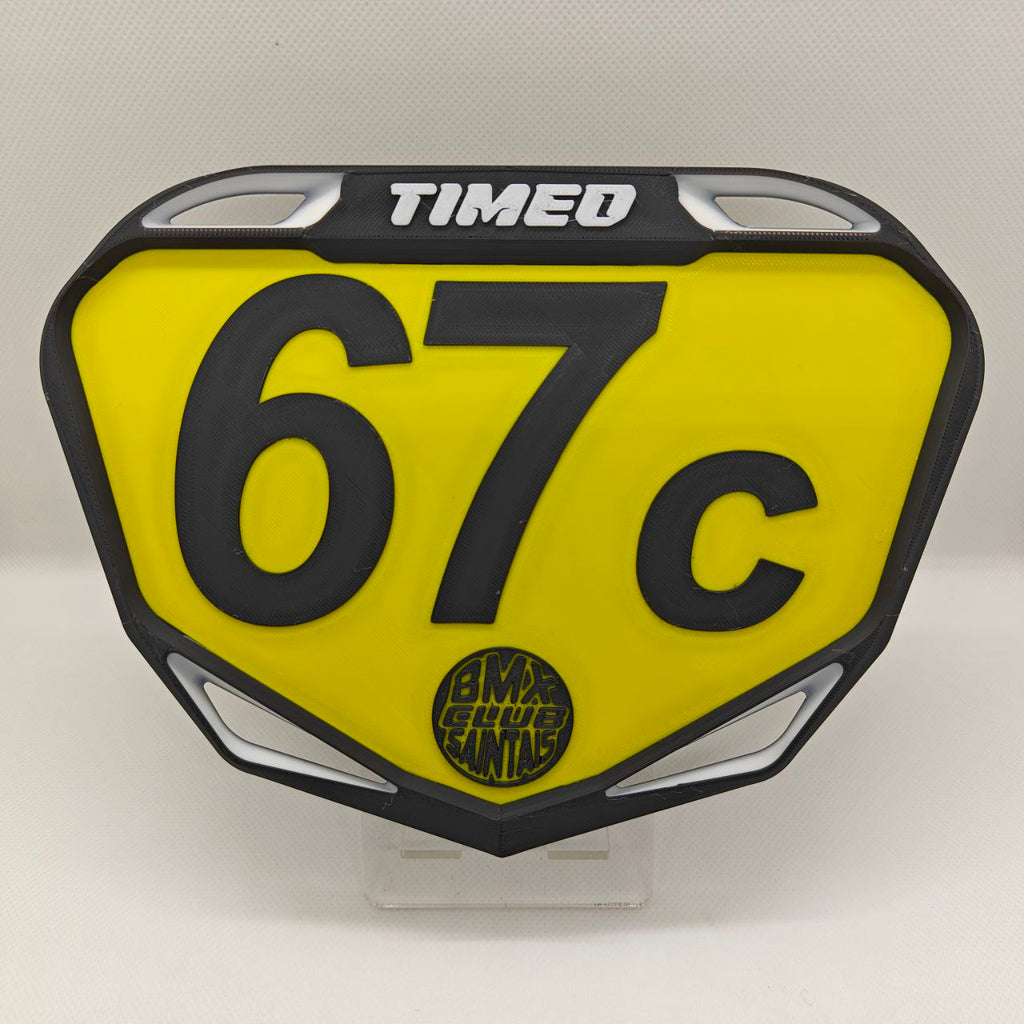 Plaque BMX Race Personnalisée