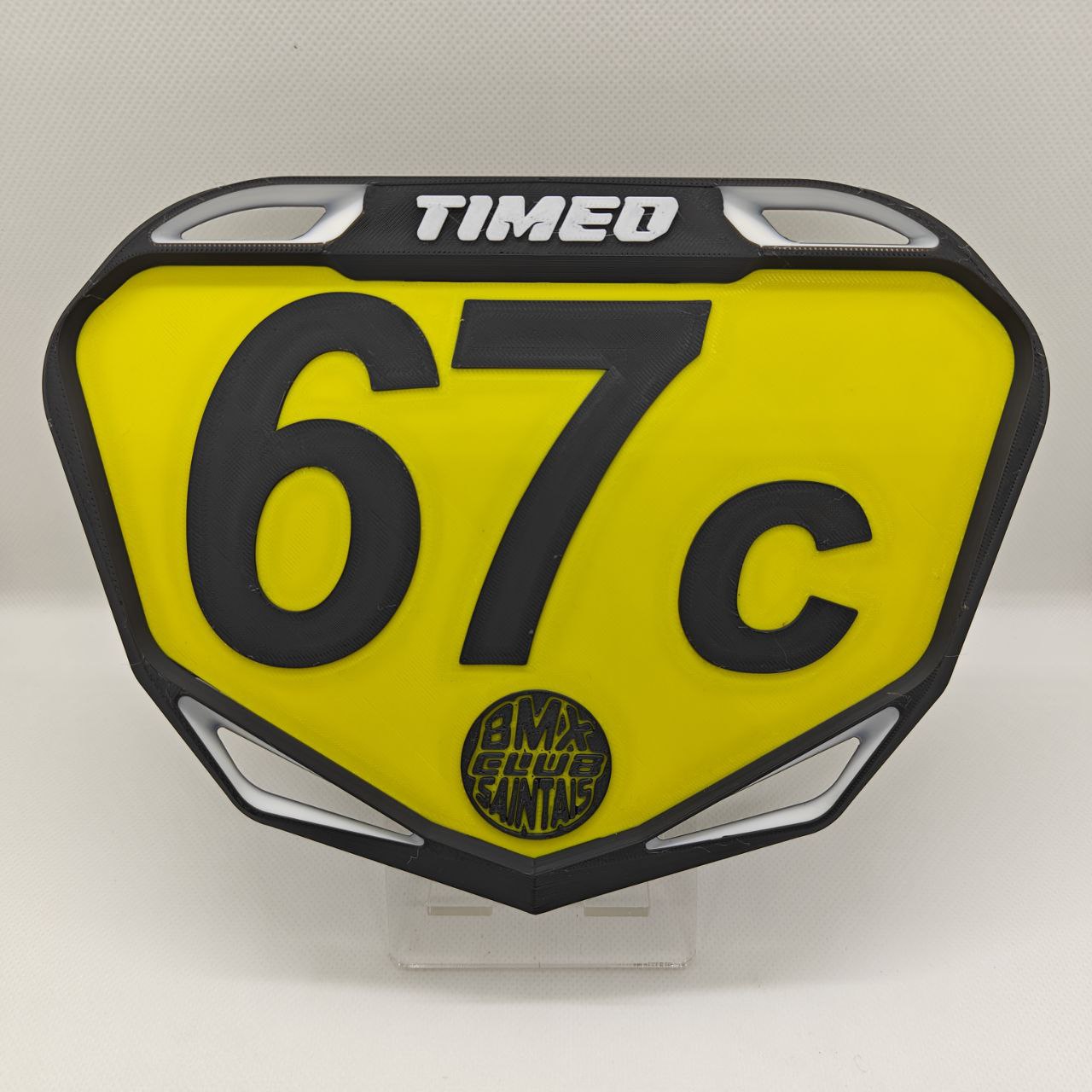Plaque BMX Race Personnalisée