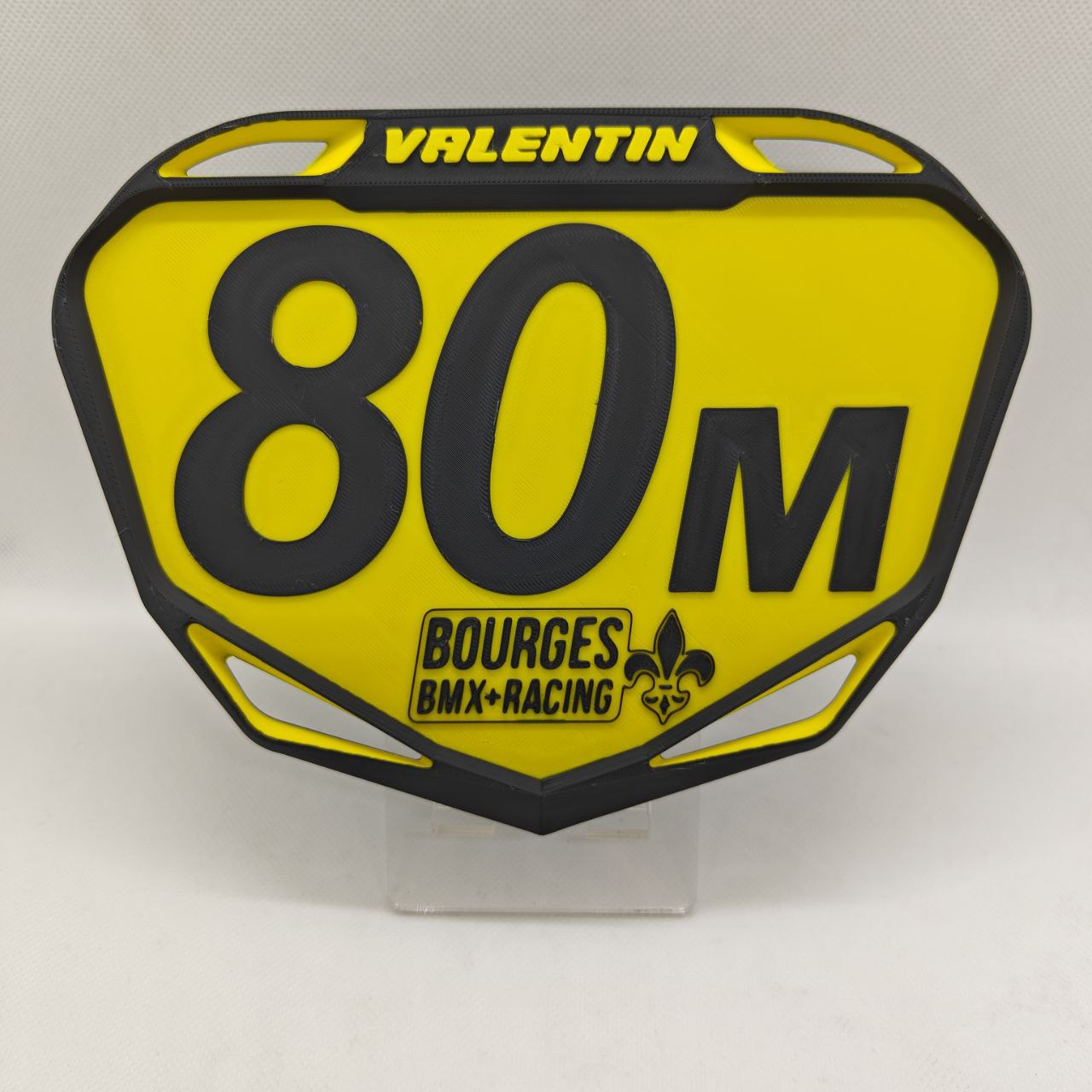 Plaque BMX Race Personnalisée