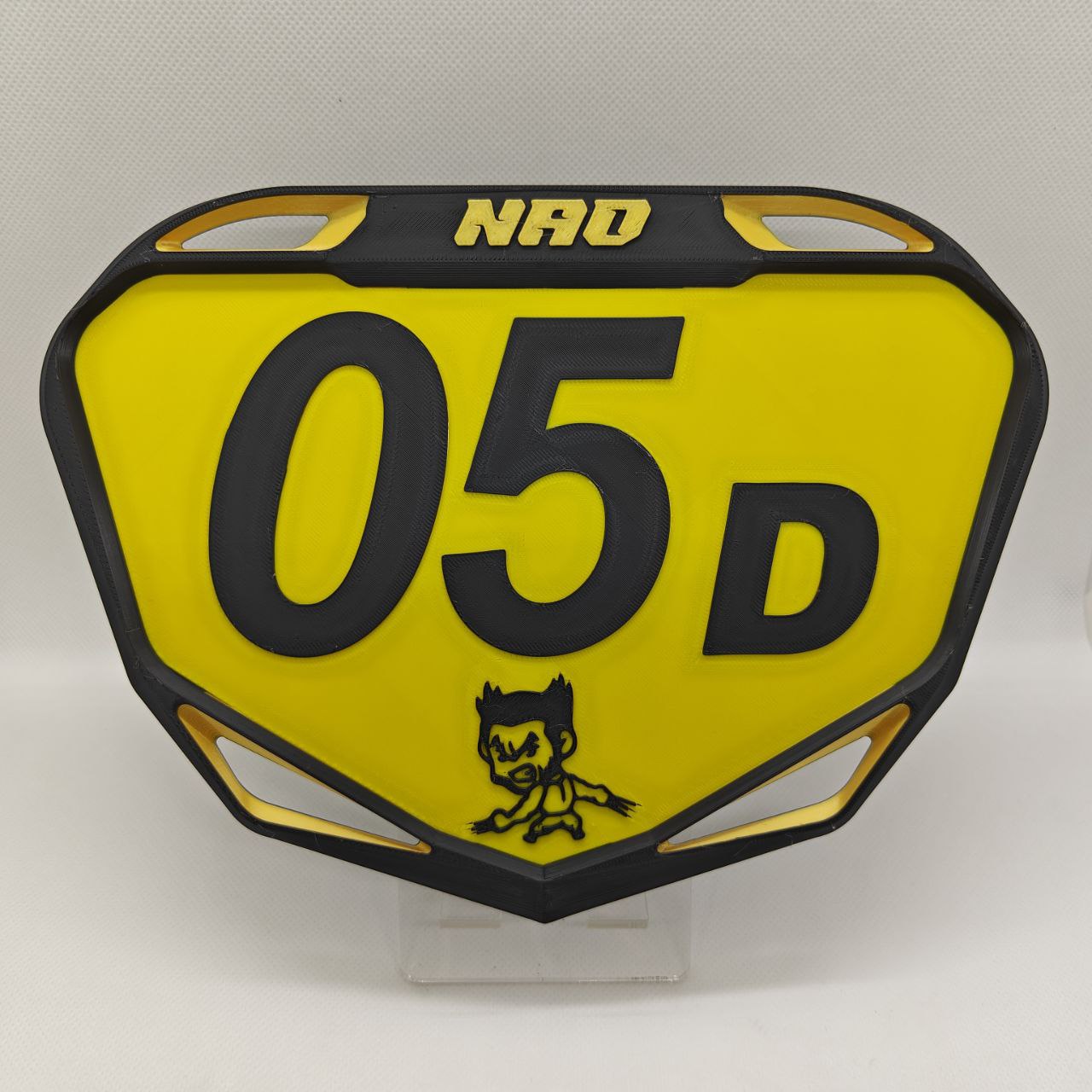 Plaque BMX Race Personnalisée