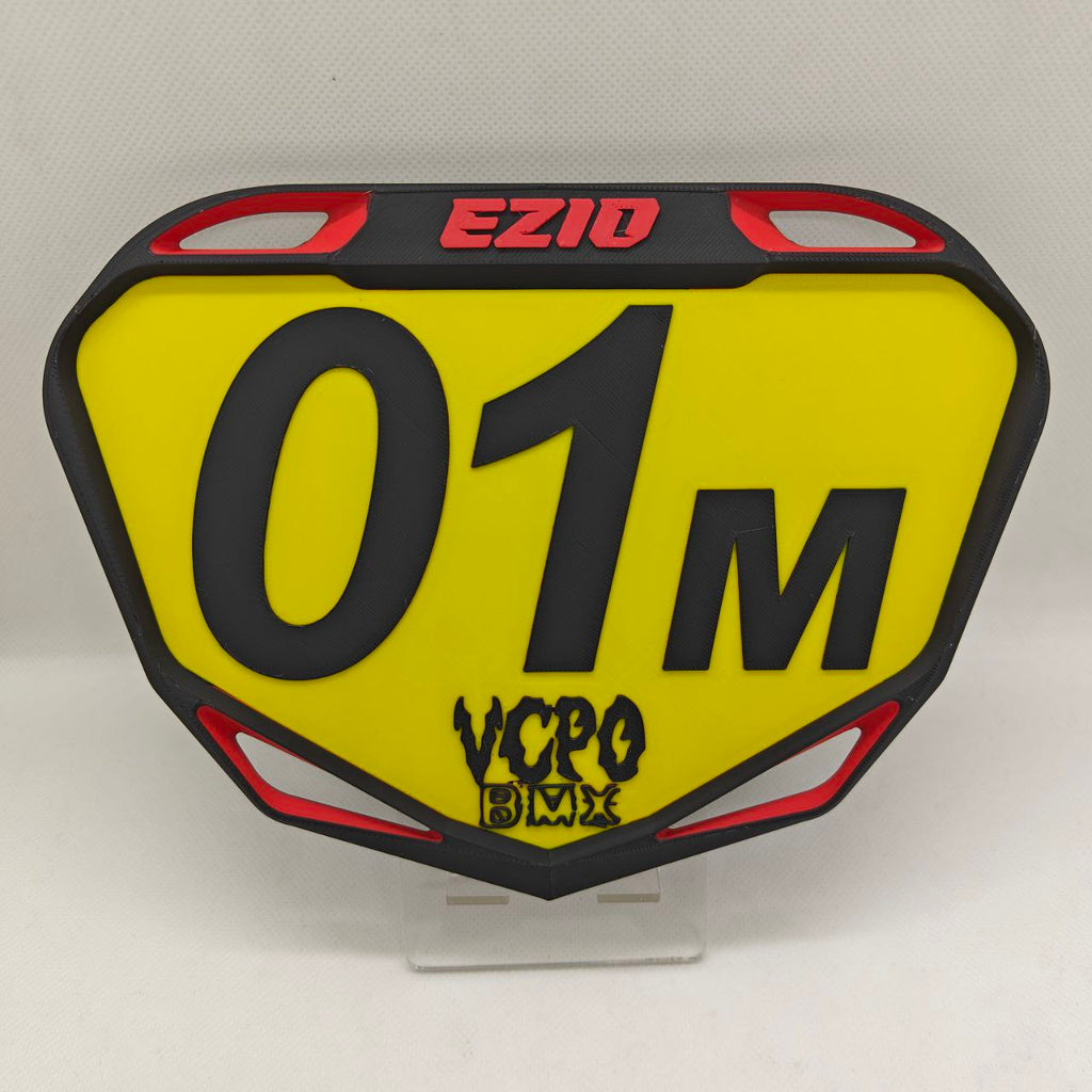 Plaque BMX Race Personnalisée