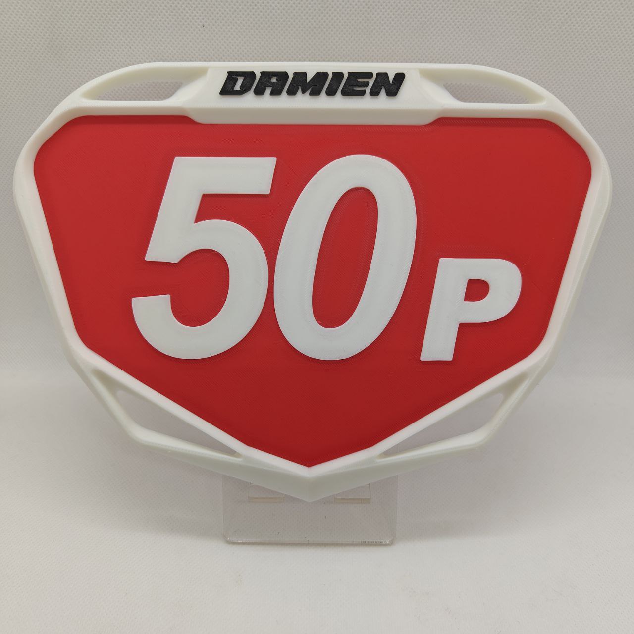 Plaque BMX Race Personnalisée