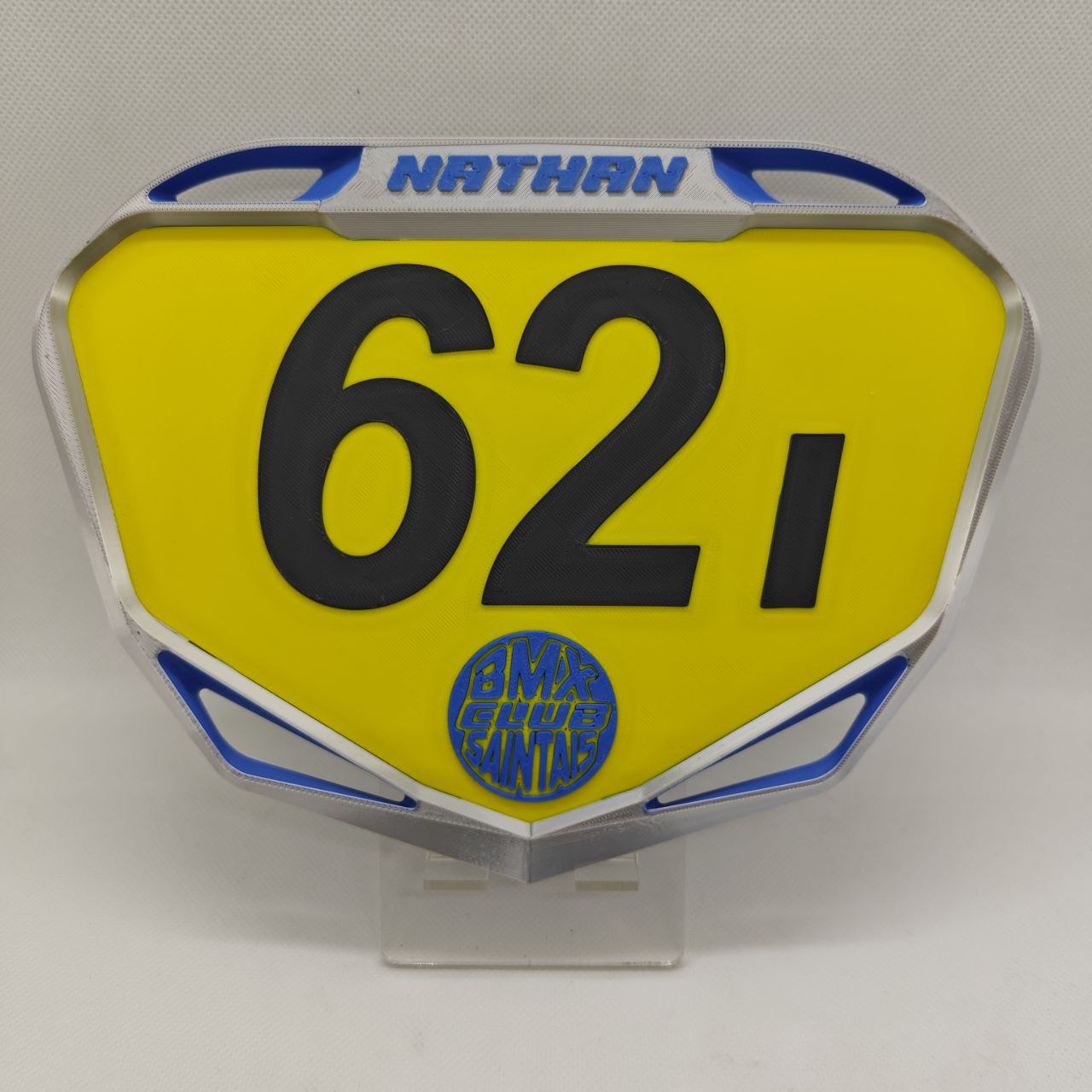Plaque BMX Race Personnalisée
